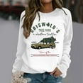 thumbnail image 4 of Christmas Farm Sweatshirts for Women 2025 Long Sleeve Crewneck Xmas Holiday Graphic Sweatshirt Pullover Tops, 4 of 5