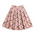 thumbnail image 4 of Wxolcjlv Women's Oktoberfest Geometric Damask Pleated Midi Skirt High Waist Retro Bavarian Holiday Skirts, 4 of 5