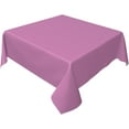 thumbnail image 2 of Magenta Pink Spring Solid Color Soft Tablecloth Square Dinng Table Covers for Kitchen & Table Linens 60" x 60", 2 of 8