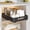 Black, variant on Pull Out Cabinet Organizer – Heavy Duty No Drill Slide Out Drawer, Roll Out Shelf Storage for Kitchen & Bathroom, White