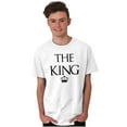 thumbnail image 6 of King Queen Matching Sets His Hers Men's Graphic T Shirt Tees Brisco Brands S, 6 of 7