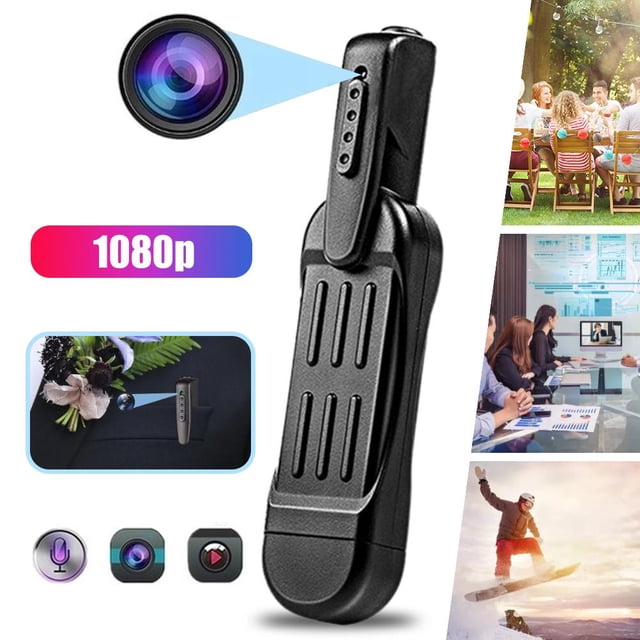Cámaras De 1080P, Cámara Pequeña Oculta Portátil, Cámara De Vigilancia De Seguridad Inalámbrica, Reducción De Ruido Para Disparo De Gran Angular matsuzay EL016053-00