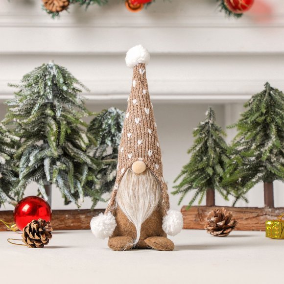 Outdoor Christmas Decorations Christmas Plush Gnome Ornament, Christmas Faceless Doll Rudolph Hanging Decor For Bedroom Living Room Bathroom Christmas Decor on Clearance