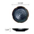 thumbnail image 2 of Excellante Tenmoku Melamine Dinnerware Collection 14" Lotus Shape Plate, Comes in Dozen, 2 of 4