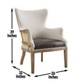 thumbnail image 2 of Steve Silver George Two Tone Wingback Accent Chair, 2 of 6