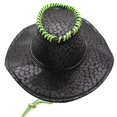 thumbnail image 5 of Sombrero de Panamá con ala grande Retro, sombrero de vaquero con estampado de leopardo occidental para fiesta del salvaje oeste, 5 of 5