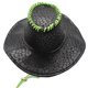 thumbnail image 5 of Sombrero de Panamá con ala grande Retro, sombrero de vaquero con estampado de leopardo occidental para fiesta del salvaje oeste, 5 of 5