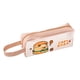 thumbnail image 1 of Estuche para lápices de piel de gran capacidad con estampado de hamburguesas de capibara, 1 of 2