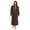 Coffee, variant on VULCANODON Mens Robe Big and Tall with Hood,Full Length Plush Robe for Men Long Fleece Bathrobe（Dark Grey, Large-X-Large ）