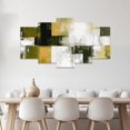 thumbnail image 3 of ZHONGYUTONG Abstract Wall Art 5 Piece Canvas Prints Black White and Gray Yellow Wall Decor Modern Living Room Bedroom Office Home Decor Framed (16x24inx2pcs 16x32inx2pcs 16x40inx1pcs), 3 of 5