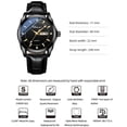 thumbnail image 5 of CHENXI Top Brand Luxury Men's Watches Fashion Sport Quartz Clock Casual Leather Waterproof Men Wrist Watches Business Date Watch, 5 of 7