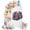 Bright Red White, variant on Fire Trucks Arch Backdrop Cover 6.6x3.3 Ft, Spandex Wedding Arch Stand Cover, Modern Cartoons Vehicles Round Top Stretch Fitted Background Covers for Birthday Ceremony Party Decor