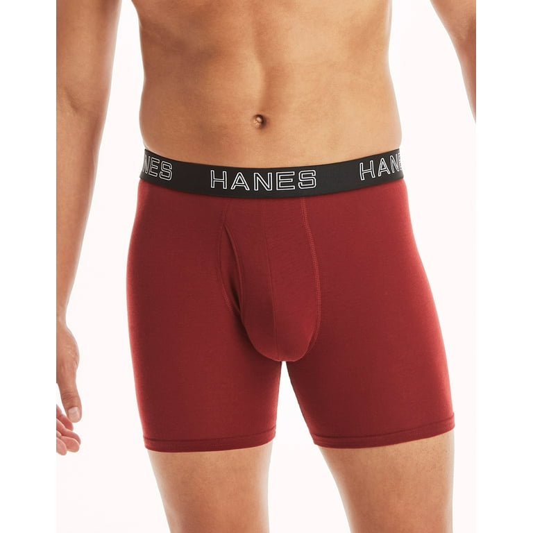 Hanes Ultimate Utility Pocket Men's Boxer Brief Underwear, X-Temp