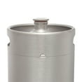 thumbnail image 3 of AMLESO Stainless Steel Keg Growler Portable Beer Growler Craft Beer Barrel 5L, 3 of 8