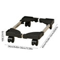thumbnail image 3 of Lilixerw Mobile CPU Stand Adjustable Computer Tower Stand with 4 Caster Wheels Fits Most PC, 3 of 8