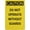 Warning Sign 2, variant on Caution Do Not Operate Without Guards Aluminum Metal Tin Sign 8"x12" - Safety Restriction Alert Warning Plate, Machine Guard Sign