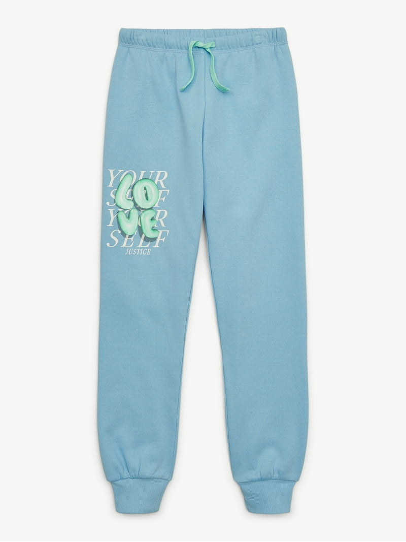 Justice Girls Fleece Jogger Sweatpants Chilly Days