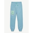 thumbnail image 4 of Justice Girls Everyday Fleece Jogger Sweatpants, Sizes XS - XLP, 4 of 8