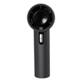 thumbnail image 2 of Ventilador de mano pequeño de 17 cm, ventilador de refrigeración con carga USB, pantalla Digital para verano caluroso, ventilador Personal negro con, 2 of 9