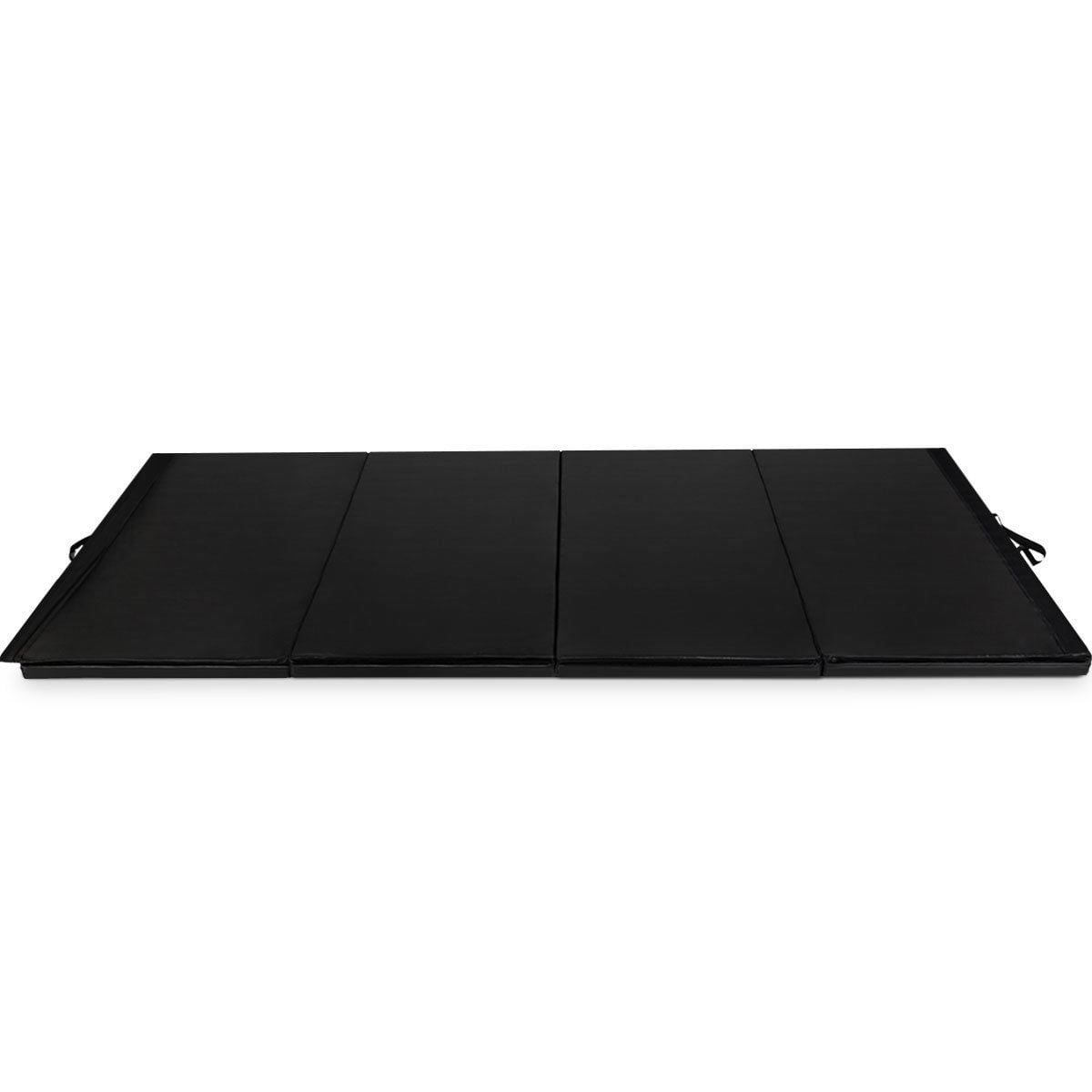 Gymax Black 4'x10'x2'' Folding Panel Gym Fitness Exercise Gymnastics Mat