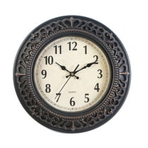 MLINS  Vintage European Clock Carved Home Decorative Accessories Silent Wall Clocks for