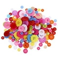 thumbnail image 3 of WHAMVOX  200 Pcs DIY Materials Sewing Buttons with Holes Round Crafting Decorative, 3 of 8