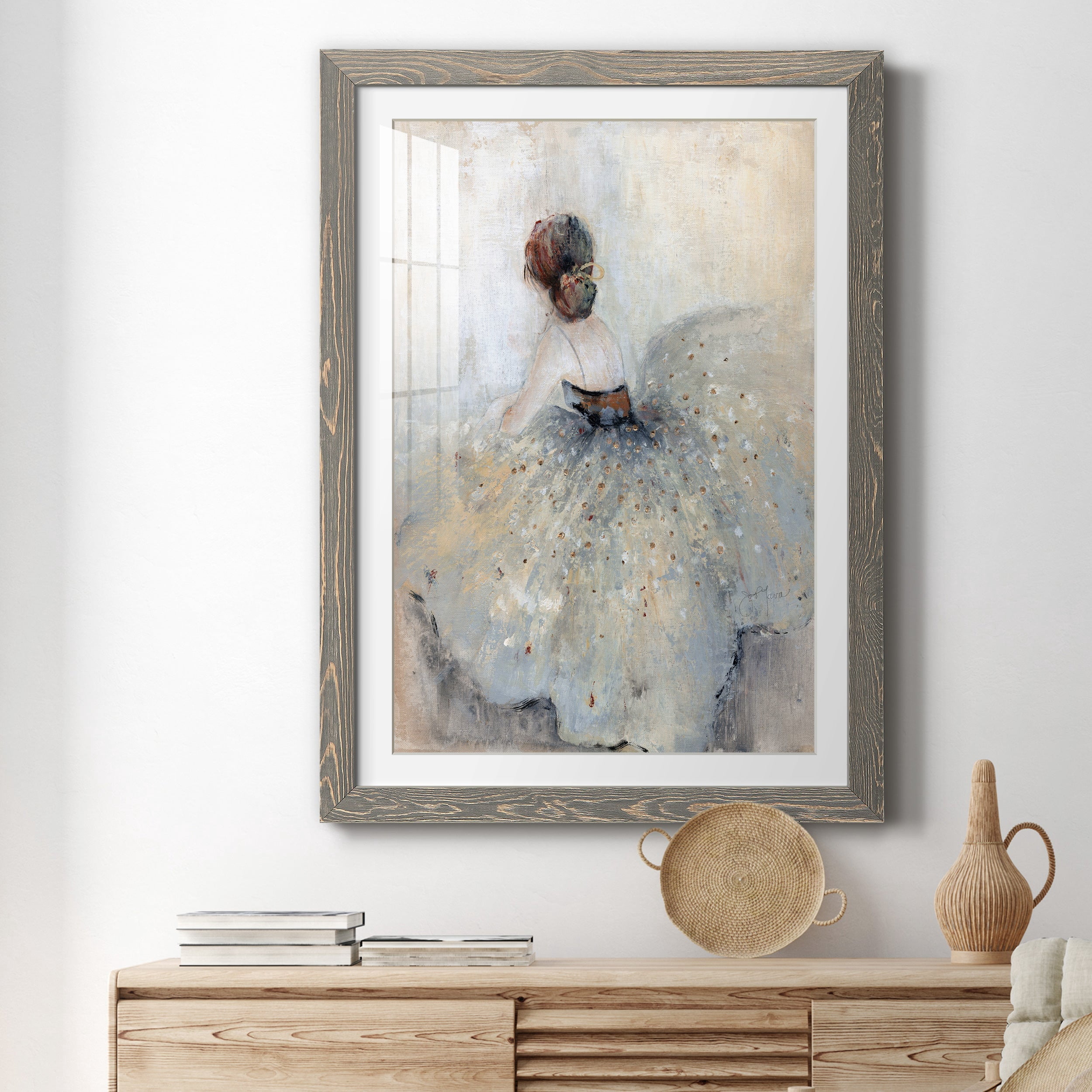Sunday Best Hen - Premium Framed Print - Distressed Barnwood Frame - Ready to Hang