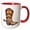 Red/White, variant on 3drose, Big Cowboy Boot, 11oz Two-tone Red Mug