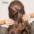 thumbnail image 2 of SET OF TWO White 3.5 Inch Mini Banana Clip Hair Clincher Rounded Edges Hair Comb, 2 of 5