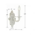 thumbnail image 5 of Crystorama Paris Market 1 Light Antique White Sconce - 9.75'' W x 5'' H x 6.25'' D, 5 of 7