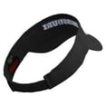 thumbnail image 3 of Missouri Typography Logo Embroidered Cotton Twill Sun Visor - Black OSFM, 3 of 5