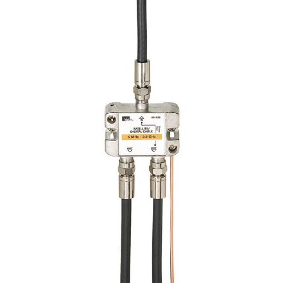 POWER FIRST 4LWZ1 Cable Splitter,2-Way,F-Type,2.3 GHz