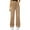 Khaki, variant on adviicd Womens Flare Jeans High Waisted Wide Leg Baggy Jean for Women Stretch Denim Pants (Khaki, M)