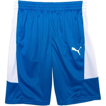 PUMA BOYS SHORTS - SIDE BLUE PALACE SZ XLARGE 18 20 - ATHLETIC BASKETBALL SOCCER