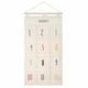thumbnail image 1 of Organizador colgante de lona con 6 bolsillos - Espacio de almacenamiento para puertas de pared de 28x14 pulgadas para baño, cocina, armario - negro, blanco o gris, 1 of 6