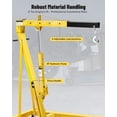 thumbnail image 2 of QinaQin 2 Ton Engine Hoist, Folding Hydraulic Shop Crane with 4 Position Boom and Locking Casters for Garage Repair, 2 of 7