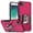 Hotpink, variant on For iPhone 17E / 16E / SE4 OPTIMUM Magnetic Ring Stand Hybrid Case Cover - Hot Pink