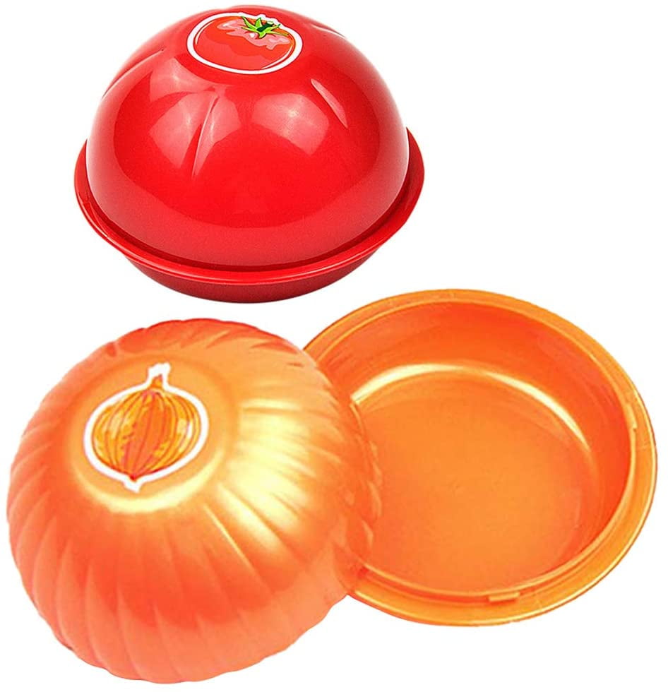 Onion Keeper Set, Fridge Food Saver to Contain Tomato Onion Walmart