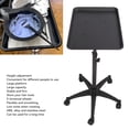 thumbnail image 3 of Height Adjust Salon Service Tray, Stainless Steel Large Capacity Rolling Salon Tray Cart  for Home Use, 3 of 7