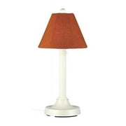 Patio Living Concepts San Juan 30 in. Table Lamp 30121 with 2 in. black body and chili linen Sunbrella shade fabric