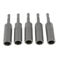 thumbnail image 1 of Juego de destornilladores de tuerca de enchufe perfecl de 5 piezas de broca Adaptador Herramienta de vástago hexagonal de 12 mm, 1 of 8