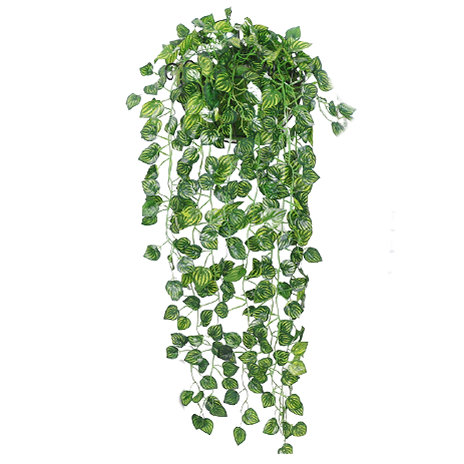 Farfi 95cm Artificial Green Plant Hanging Vine Bracketplant Home Garden
