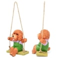 thumbnail image 4 of Columpio colgante de perro de peluche Jadeshay decoración al aire libre estatuas de animales de jardín, 4 of 8