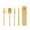 Yellow, variant on Spoons and Forks Set,Spoons and Forks Set,Rotating Box Knife Fork Spoon Chopsticks Portable Tableware Set for Outdoor Travel of Students.,Forks and Spoons,Fork and Spoon Set,Spoons and Forks