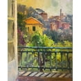 thumbnail image 2 of Stevens, Allayn 26x31 White Modern Wood Framed Museum Art Print Titled - French Window, 2 of 4