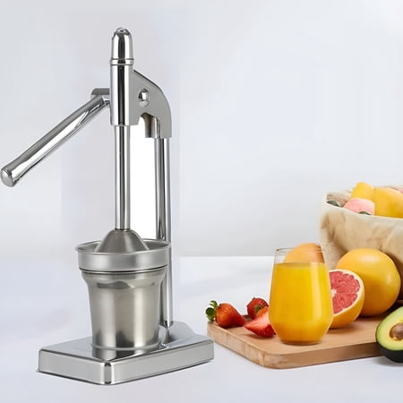 BPPEG Heavy Duty Cast Iron Juicer,Manual Citrus Press for Lemon & Orange,Stainless Filter