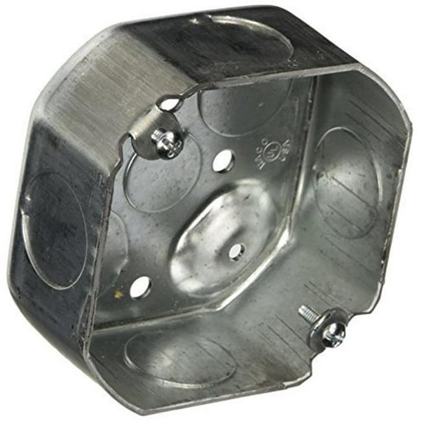 RACO 126 Electrical Box, Octagon, 15.5 cu. in., 2 gang
