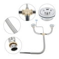 FENG20 Kitchen Sink Basin Drain Hose Sewer Pipe Fitting Double Sink