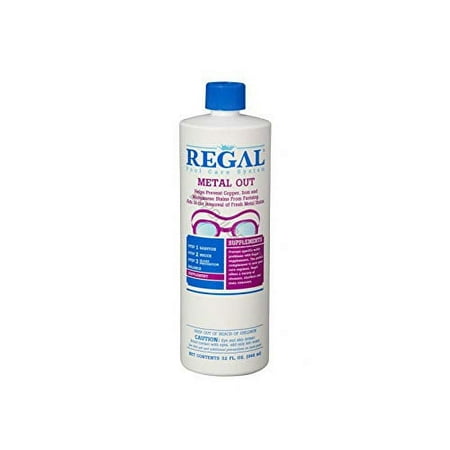 REGAL Metal Out 1 Qt. Bottle for Swimming Pools and Spas