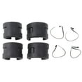 thumbnail image 2 of Bicycle Frame Protector, Delicate Texture Bike Chainstay Protector Black  For Road Bike, 2 of 8
